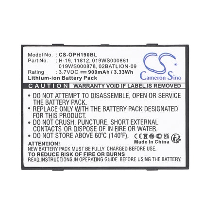 Replacement Battery for Opticon H-19 – Barcode Scanner – 900mAh / 3.7V