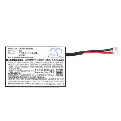 Replacement Battery for Opticon OPR-3301 – Barcode Scanner – 1100mAh / 3.7V