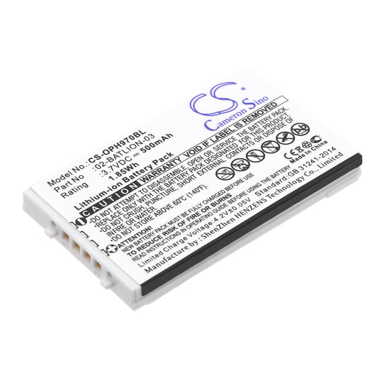 Replacement Battery for Opticon OPL-9700 – Barcode Scanner – 500mAh / 3.7V - image 1