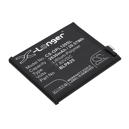 Replacement Battery for OnePlus 12 – Mobile, SmartPhone – 2630mAh / 7.82V - image 1
