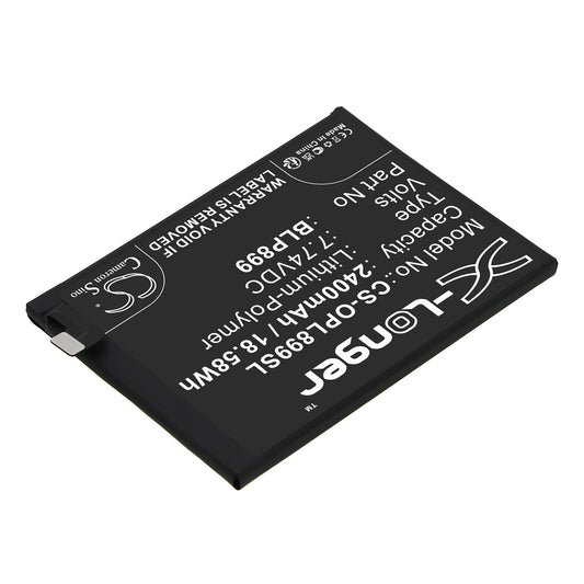 Replacement Battery for Oneplus  10 Pro – Mobile, SmartPhone – 2400mAh / 18.58Wh / 7.74V