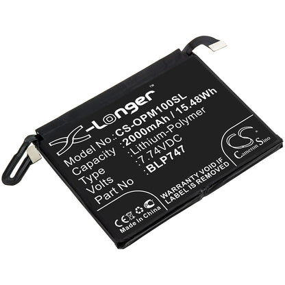 Replacement Battery for Oppo Reno ACE – Mobile, SmartPhone – 2000mAh / 7.74V - image 1