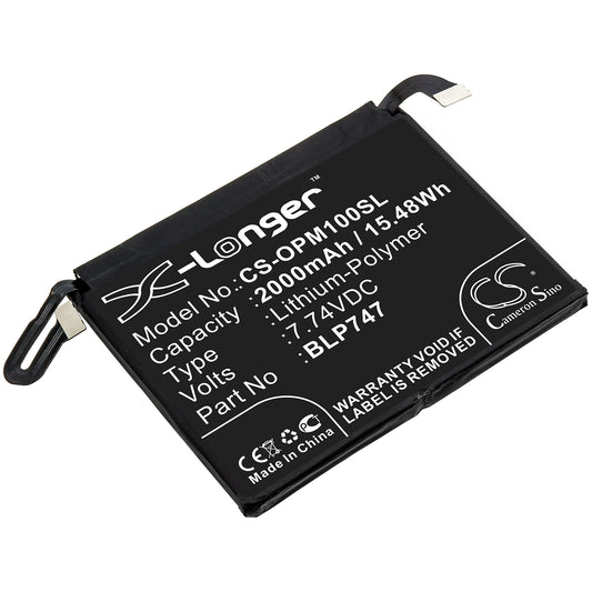 Replacement Battery for Oppo Reno ACE – Mobile, SmartPhone – 2000mAh / 7.74V - image 1