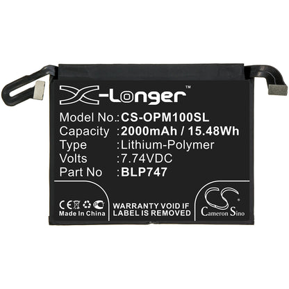 Replacement Battery for Oppo Reno ACE – Mobile, SmartPhone – 2000mAh / 7.74V - image 3