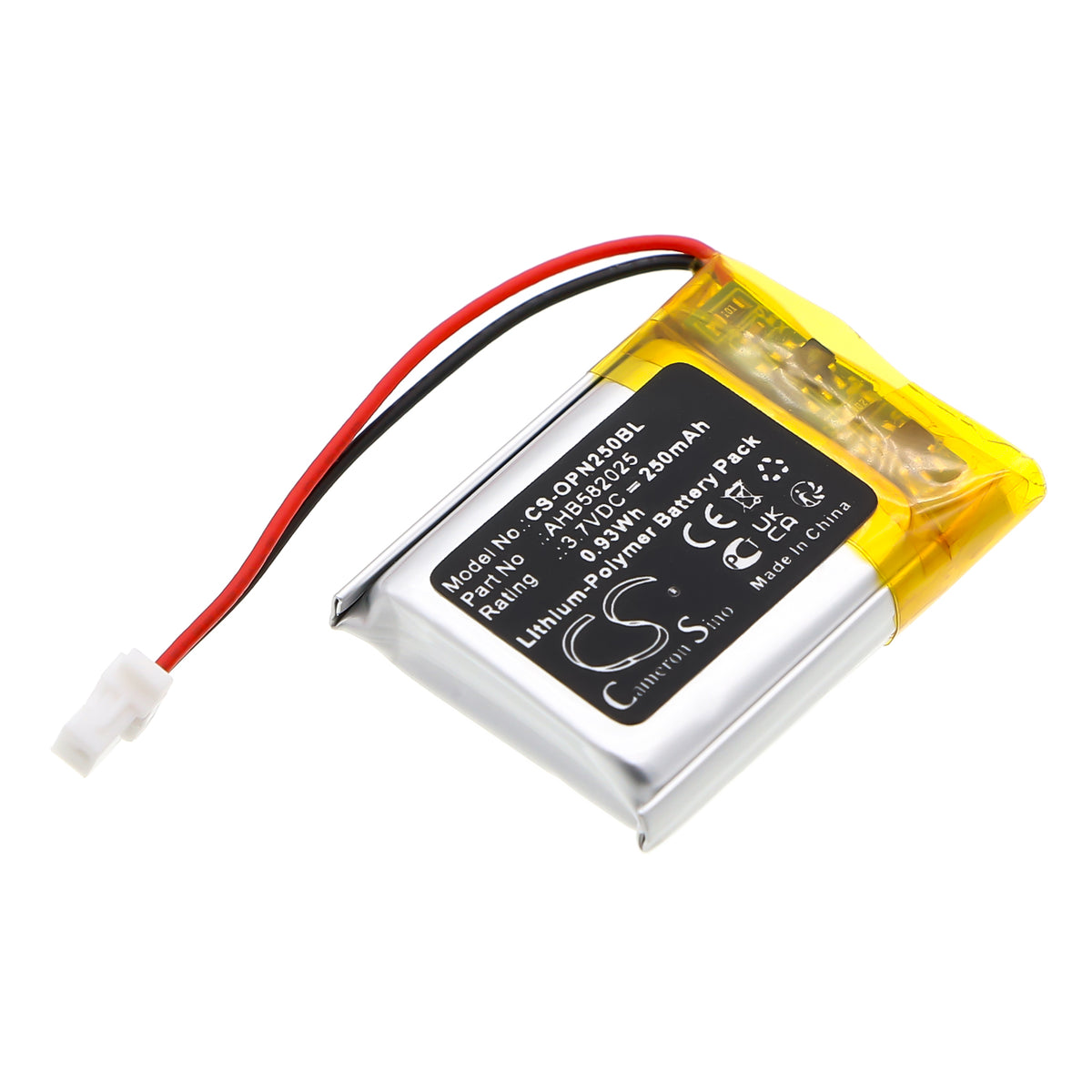 Replacement Battery for Opticon 15101 – Barcode Scanner – 250mAh / 3.7V