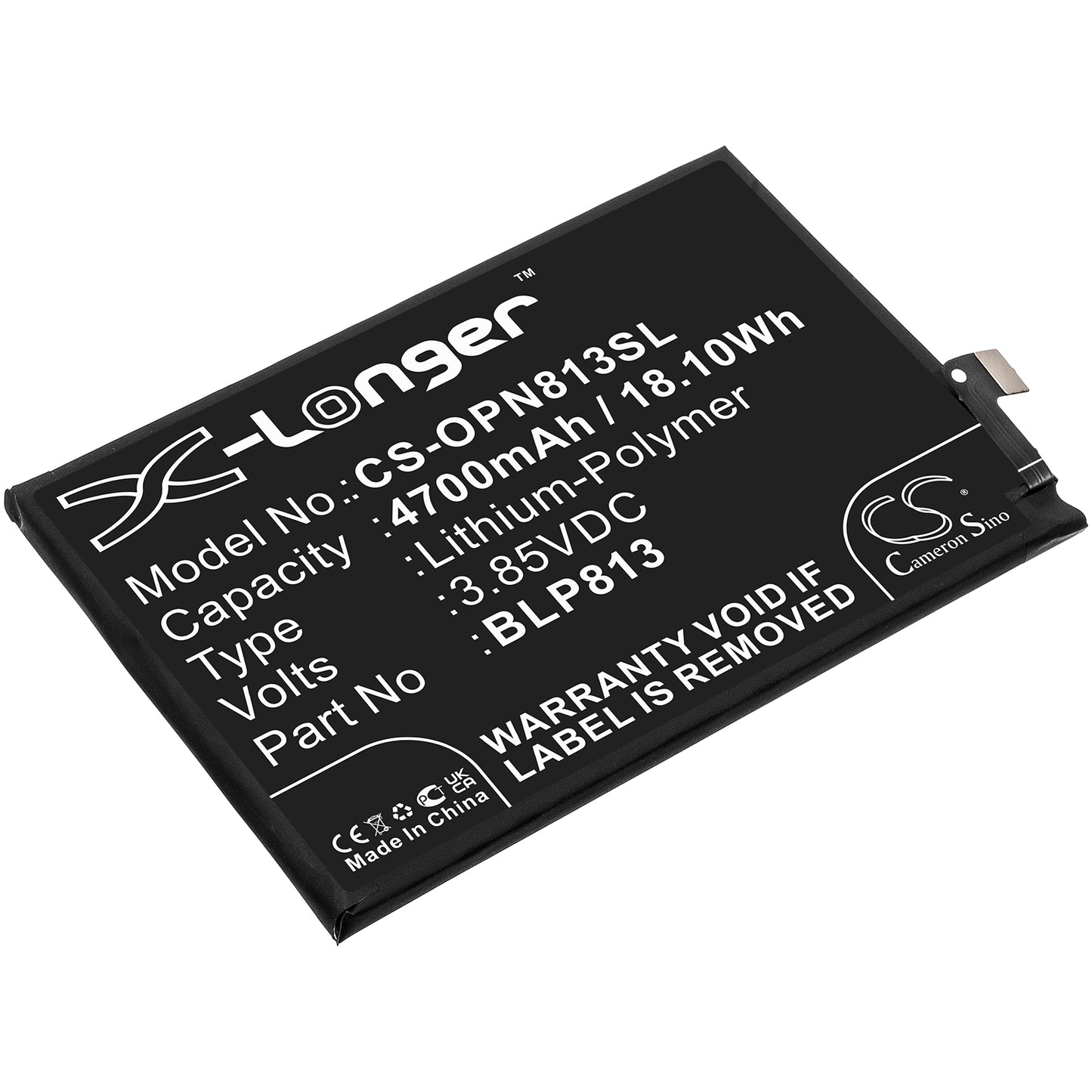 Replacement Battery for OnePlus | MetroPC Nord N100 – Mobile, SmartPhone – 4700mAh / 3.85V - image 1