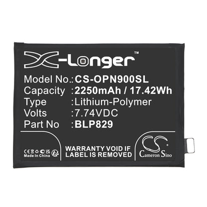 Replacement Battery for OnePlus 9 – Mobile, SmartPhone – 2250mAh / 7.74V