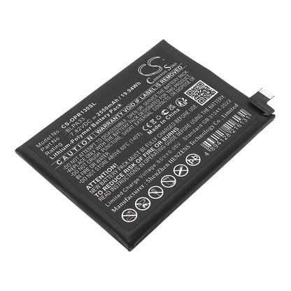 Replacement Battery for OnePlus 12R 5G – Mobile, SmartPhone – 2550mAh / 7.82V
