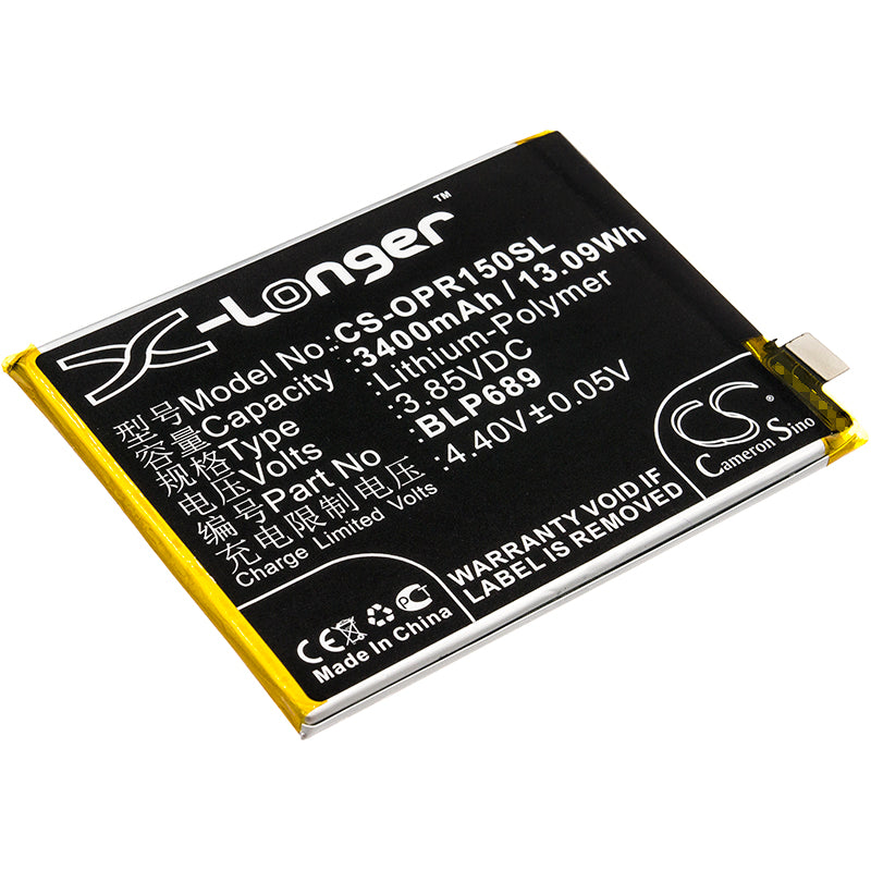 Replacement Battery for Oppo R15x – Mobile, SmartPhone – 3400mAh / 3.85V - image 1