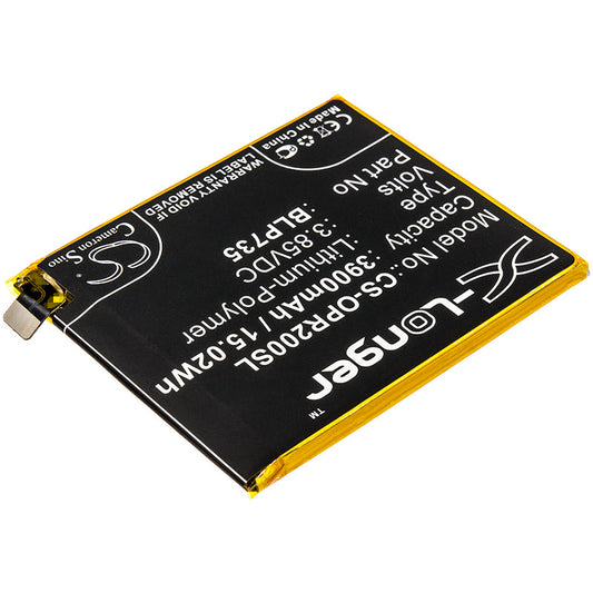 Replacement Battery for OPPO  CPH1907 – Mobile, SmartPhone – 3900mAh / 15.02Wh / 3.85V