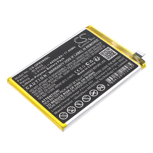 Replacement Battery for Oppo CPH2625 – Mobile, SmartPhone – 4450mAh / 3.91V