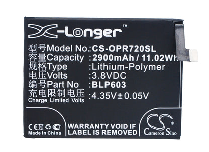 Replacement Battery for Oppo R7S – Mobile, SmartPhone – 2900mAh / 3.8V - image 5