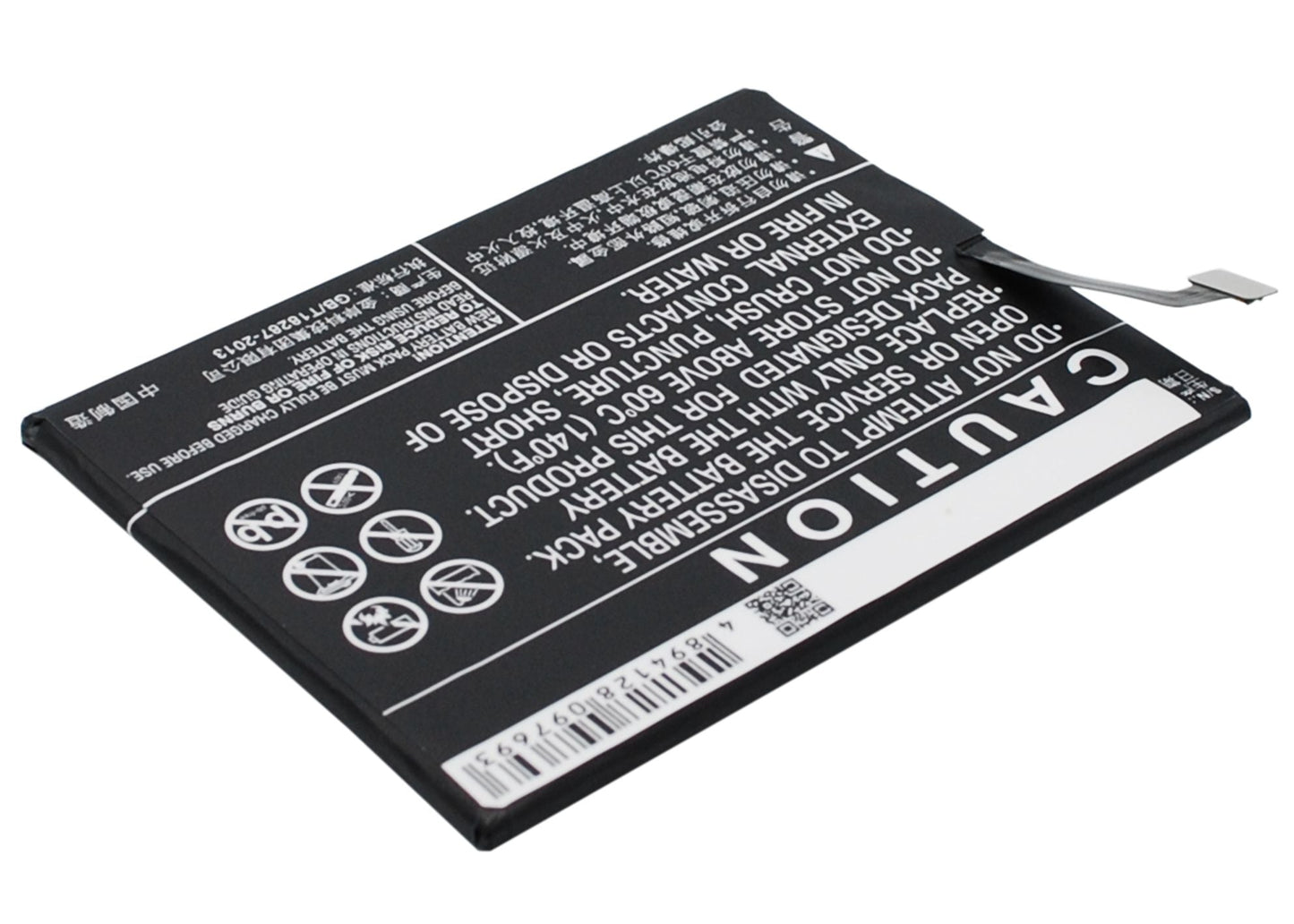 Replacement Battery for OPPO  R1C – Mobile, SmartPhone – 2400mAh / 9.12Wh / 3.8V