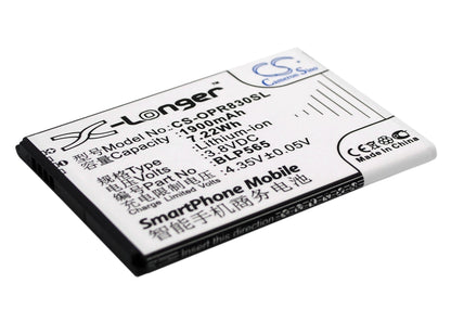 Replacement Battery for OPPO  Neo 4G – Mobile, SmartPhone – 1900mAh / 7.22Wh / 3.8V