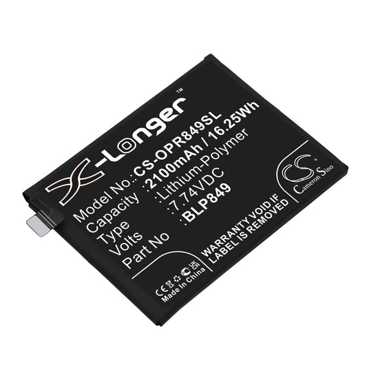Replacement Battery for OPPO  Realme GT – Mobile, SmartPhone – 2100mAh / 16.25Wh / 7.74V
