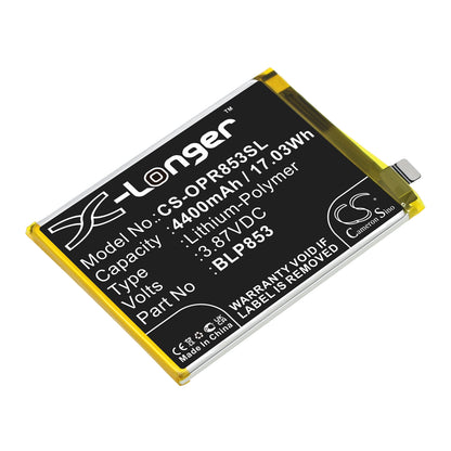 Replacement Battery for Oppo Reno 4 4G – Mobile, SmartPhone – 4400mAh / 3.87V - image 1