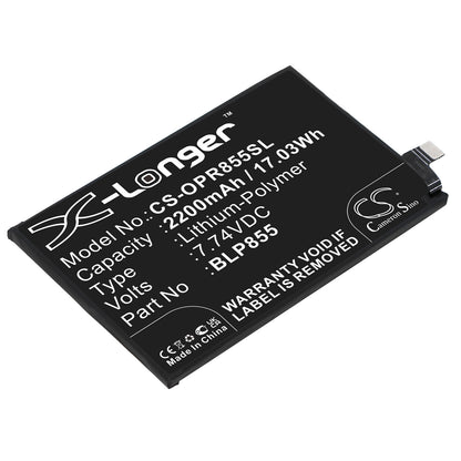 Replacement Battery for Oppo Reno6 Pro 5G – Mobile, SmartPhone – 2200mAh / 7.74V - image 1