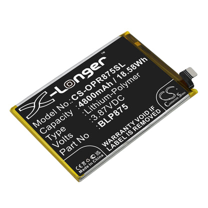 Replacement Battery for Oppo Realme Q3s – Mobile, SmartPhone – 4800mAh / 3.87V - image 1