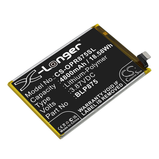 Replacement Battery for Oppo Realme Q3s – Mobile, SmartPhone – 4800mAh / 3.87V - image 1