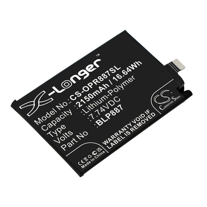 Replacement Battery for Oppo Realme GT Neo 2 – Mobile, SmartPhone – 2150mAh / 7.74V - image 1