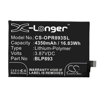 Replacement Battery for Oppo Realme GT Neo 2 – Mobile, SmartPhone – 2150mAh / 7.74V