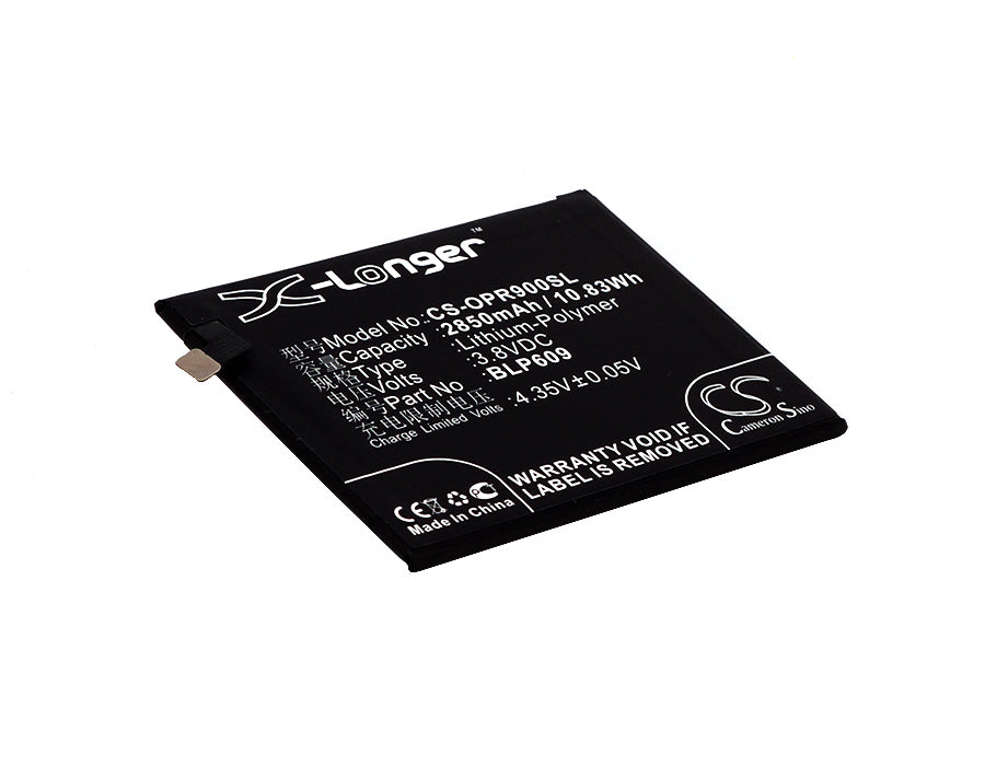 Replacement Battery for Oppo R9 – Mobile, SmartPhone – 2850mAh / 3.8V - image 1