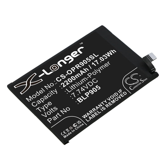 Replacement Battery for Oppo Reno 7 Pro 5G – Mobile, SmartPhone – 2200mAh / 7.74V - image 1