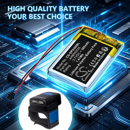 Replacement Battery for Opticon RS-3000 – Barcode Scanner – 380mAh / 3.7V