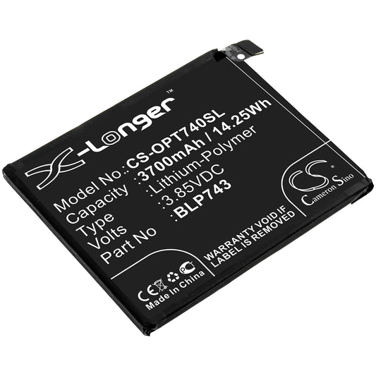Replacement Battery for OnePlus 7T – Mobile, SmartPhone – 3700mAh / 3.85V - image 1