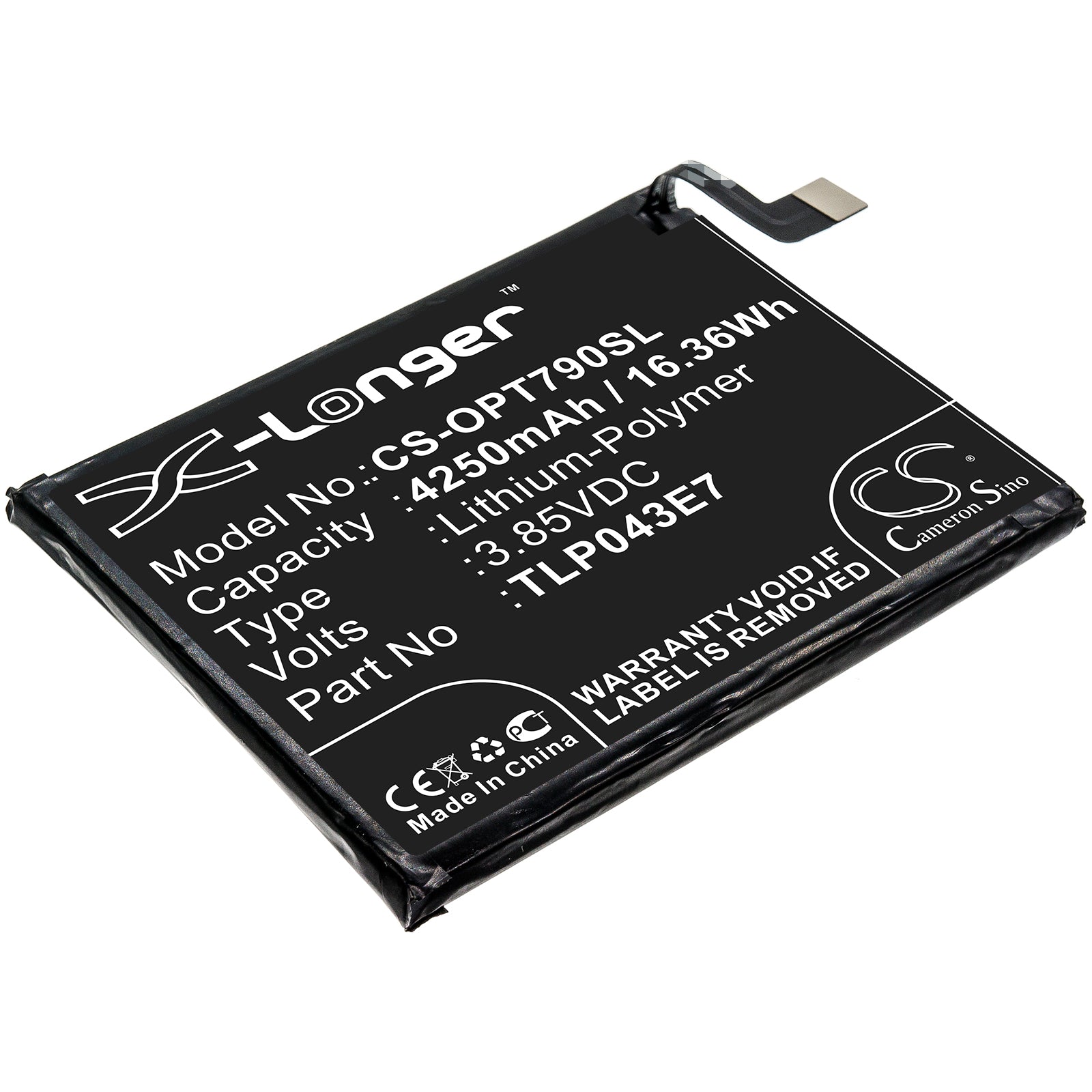 Replacement Battery for T-Mobile | Alcatel Revvl 5G – Mobile, SmartPhone – 4250mAh / 3.85V - image 1