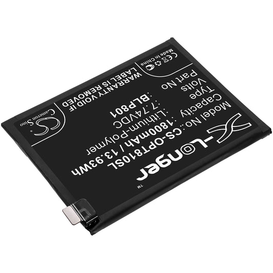 Replacement Battery for Oneplus  8T+ 5G – Mobile, SmartPhone – 1800mAh / 13.93Wh / 7.74V
