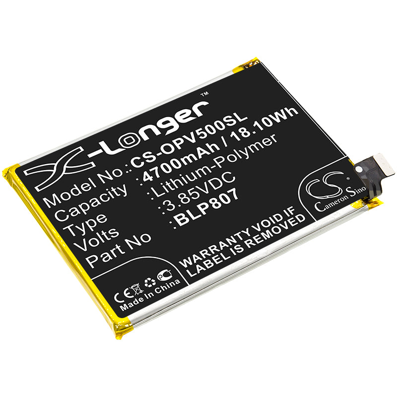 Replacement Battery for Oppo Realme V5 – Mobile, SmartPhone – 4700mAh / 3.85V - image 1