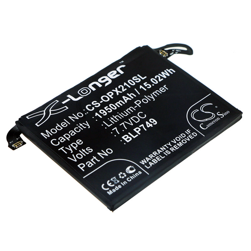Replacement Battery for Oppo Relme X2 Pro – Mobile, SmartPhone – 1950mAh / 7.7V - image 1