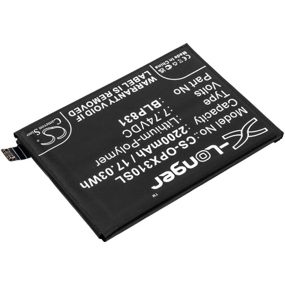 Replacement Battery for Oppo Find X3 Pro – Mobile, SmartPhone – 2200mAh / 7.74V