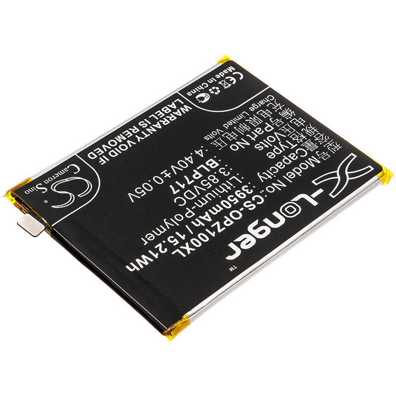 Replacement Battery for OPPO  1979 – Mobile, SmartPhone – 3950mAh / 15.21Wh / 3.85V