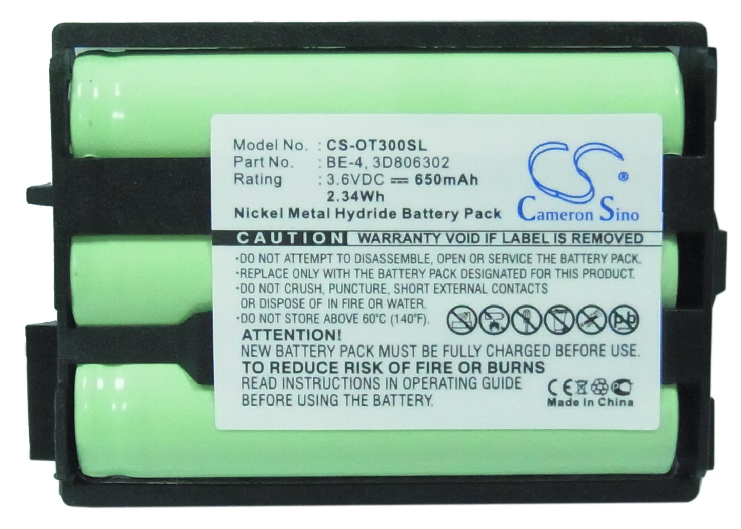 Replacement Battery for Alcatel OT300 – Mobile, SmartPhone – 650mAh / 3.6V - image 5