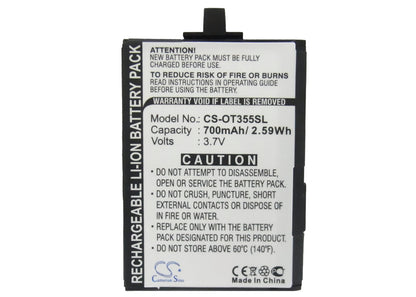 Replacement Battery for Alcatel OT-155 – Mobile, SmartPhone – 700mAh / 3.7V - image 5