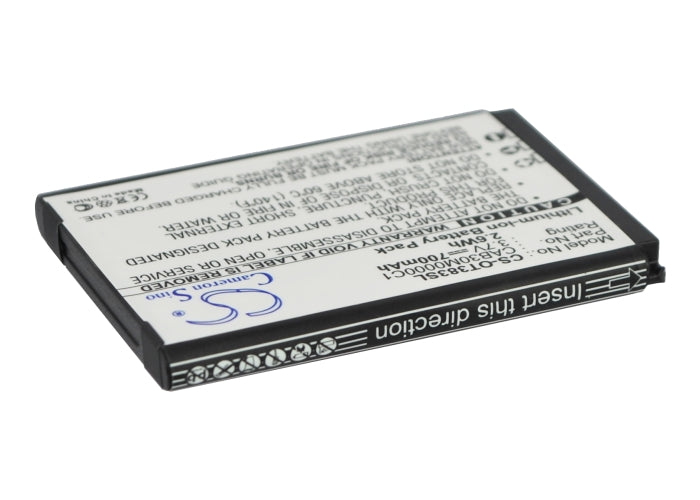 Replacement Battery for Alcatel  Crystal – Mobile, SmartPhone – 700mAh / 2.59Wh / 3.7V