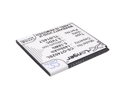 Replacement Battery for Alcatel  One Touch Pixi First – Mobile, SmartPhone – 1400mAh / 5.18Wh / 3.7V