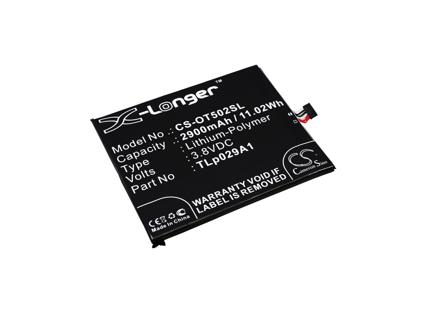 Replacement Battery for Alcatel One Touch Pop 3 5.5 – Mobile, SmartPhone – 2900mAh / 3.8V - image 1