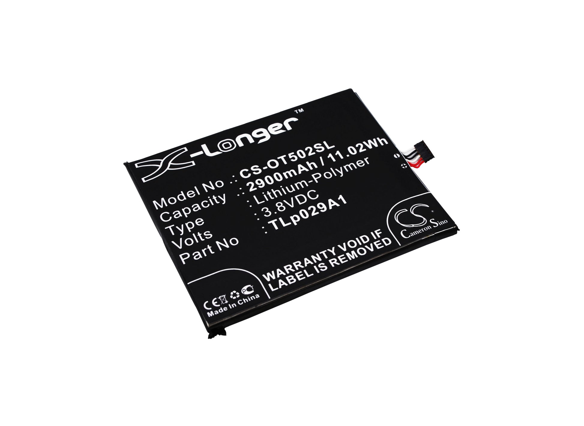 Replacement Battery for Alcatel One Touch Pop 3 5.5 – Mobile, SmartPhone – 2900mAh / 3.8V - image 1