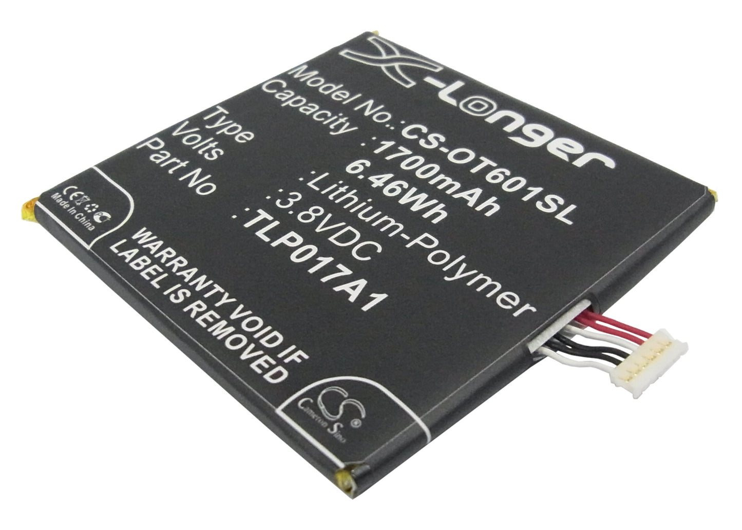 Replacement Battery for Alcatel | TCL One Touch Idol Mini – Mobile, SmartPhone – 1700mAh / 3.8V - image 1