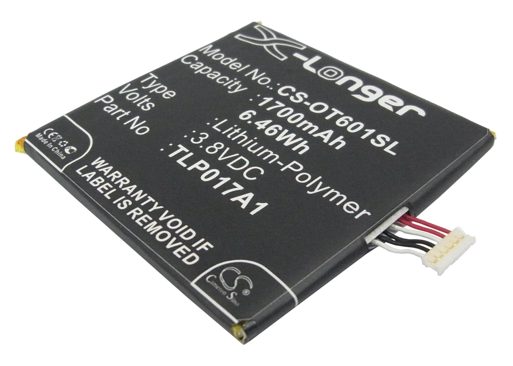 Replacement Battery for Alcatel | TCL One Touch Idol Mini – Mobile, SmartPhone – 1700mAh / 3.8V - image 1