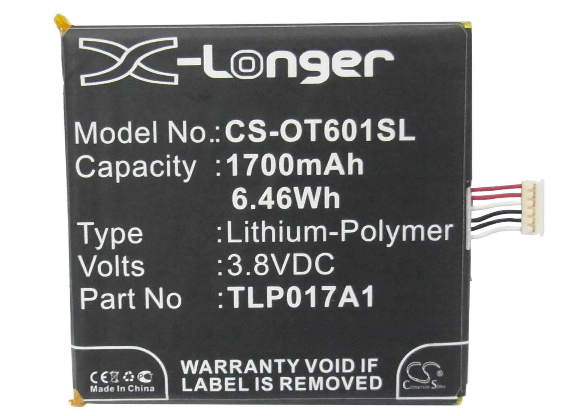 Replacement Battery for Alcatel | TCL One Touch Idol Mini – Mobile, SmartPhone – 1700mAh / 3.8V - image 5