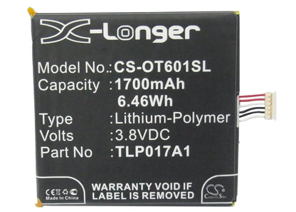 Replacement Battery for Alcatel | TCL One Touch Idol Mini – Mobile, SmartPhone – 1700mAh / 3.8V - image 5