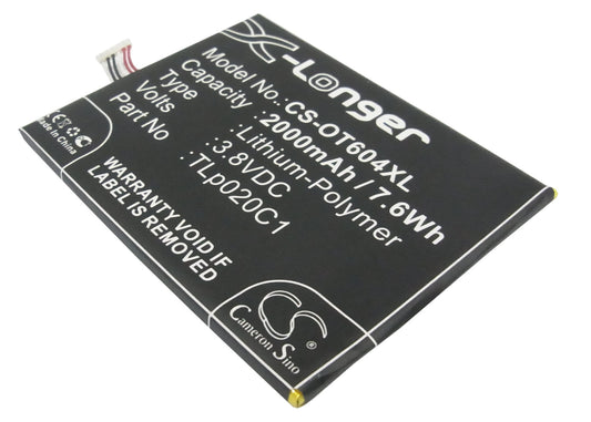 Replacement Battery for TCL | Alcatel S950 – Mobile, SmartPhone – 2000mAh / 3.8V - image 1
