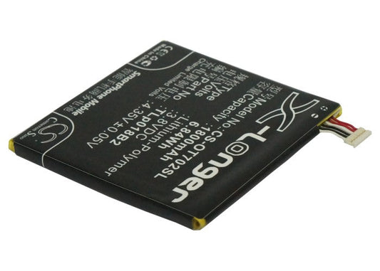 Replacement Battery for Alcatel  One Touch 7024 – Mobile, SmartPhone – 1800mAh / 6.84Wh / 3.8V