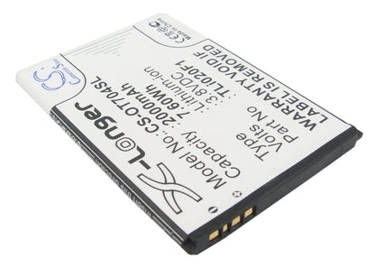 Replacement Battery for Optus  X Spirit – Mobile, SmartPhone – 2000mAh / 7.60Wh / 3.8V