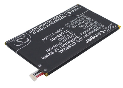 Replacement Battery for Alcatel  A995L – Mobile, SmartPhone – 3400mAh / 12.92Wh / 3.8V