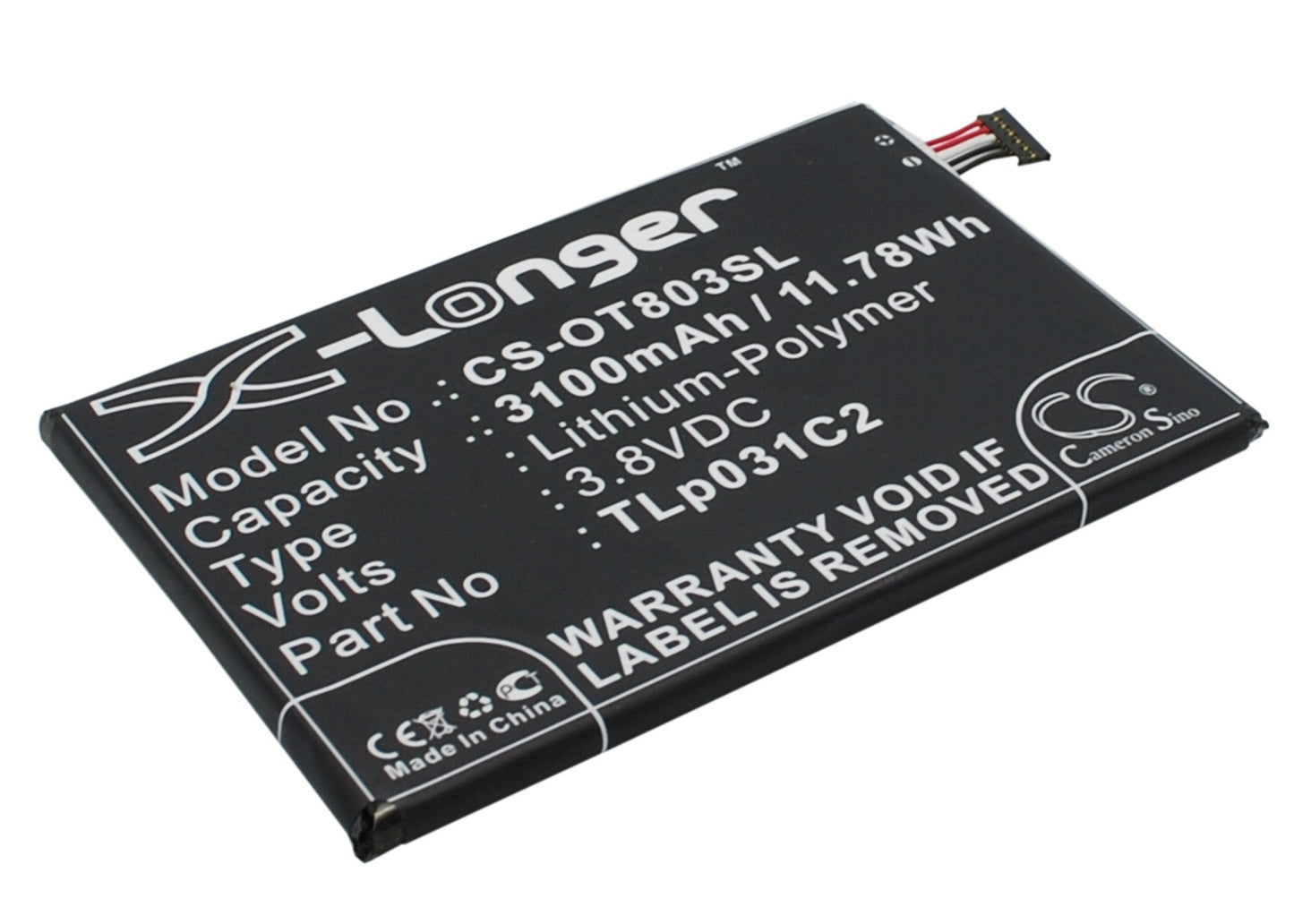 Replacement Battery for Orange  Nura – Mobile, SmartPhone – 3100mAh / 11.78Wh / 3.8V